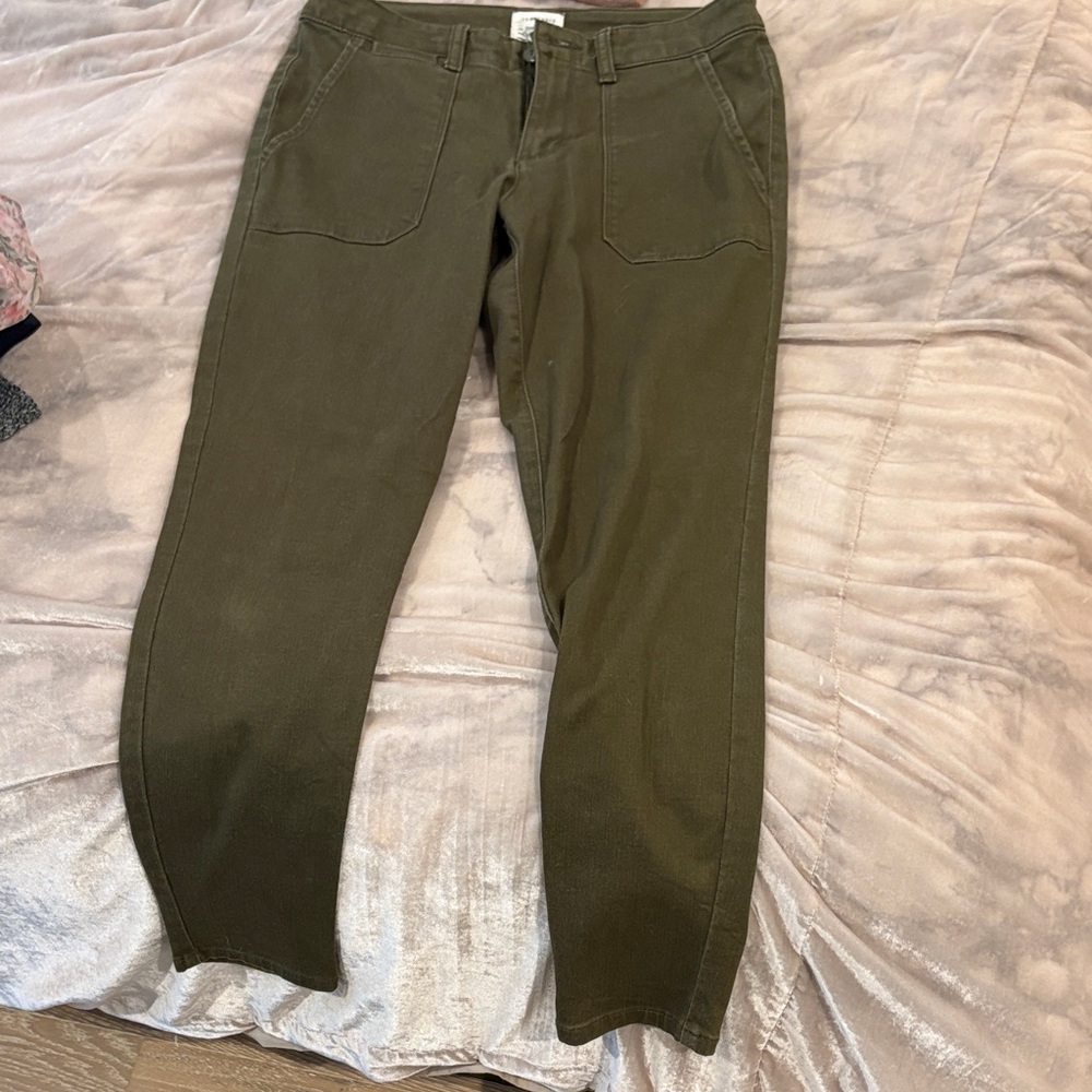Sanctuary olive skinny jeans